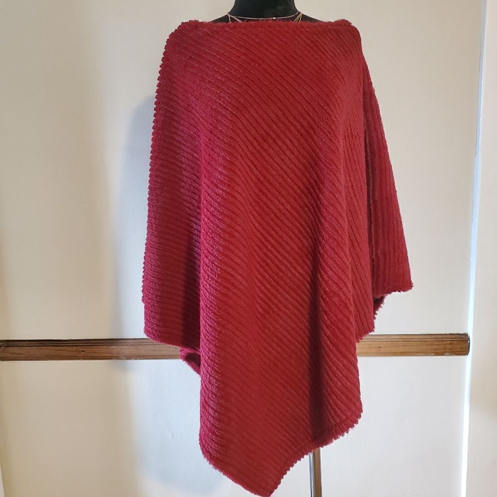 CG Couture  Gems Elegant Red Cape for Women